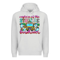 Dove Grey captain of the struggle bus bus Premium Hoodie - CowhideDigitalArt
