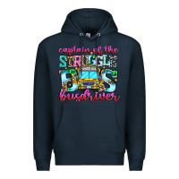 Navy captain of the struggle bus bus Premium Hoodie - CowhideDigitalArt