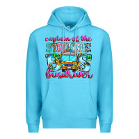 Ocean Blue captain of the struggle bus bus Premium Hoodie - CowhideDigitalArt