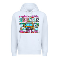 White captain of the struggle bus bus Premium Hoodie - CowhideDigitalArt