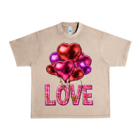 French Oak Love heart balloons Valentine's Day Urban Heavy Tee - HowdyJamesFarm