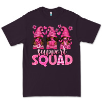 Plum breast cancer afro gnomies support squad Premium Tee - texasbilliewilder