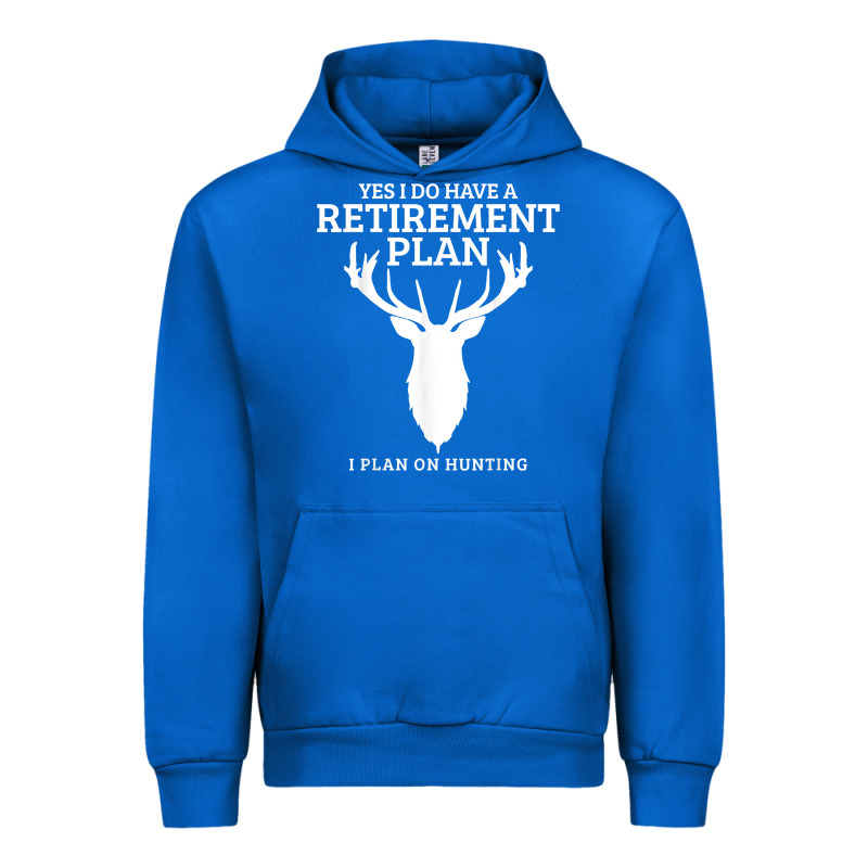 Hunting Retirement Plan Funny Elk Deer Retired Hunter Gift Urban Hoodie by longCreatives | Teevron