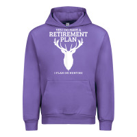 Tulip Hunting Retirement Plan Funny Elk Deer Retired Hunter Gift Urban Hoodie - longCreatives