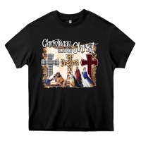 Black Christmas Begins With Christ Heavy Core Tee - Bettercallsaul