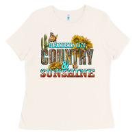 Raised On Country And Sunshine Ladies Tee | Teevron
