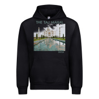 Black india agra taj mahal mausoleum travel tourist Urban Hoodie - longCreatives