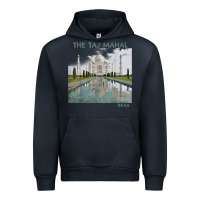 Navy india agra taj mahal mausoleum travel tourist Urban Hoodie - longCreatives
