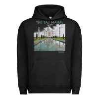 Pigment Black india agra taj mahal mausoleum travel tourist Urban Hoodie - longCreatives