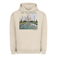 Pigment French Oak india agra taj mahal mausoleum travel tourist Urban Hoodie - longCreatives