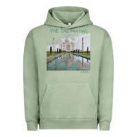 Pigment Oil Green india agra taj mahal mausoleum travel tourist Urban Hoodie - longCreatives
