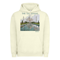 Pigment Pistachio india agra taj mahal mausoleum travel tourist Urban Hoodie - longCreatives