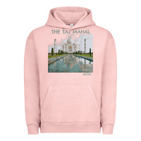 Pigment Salmon india agra taj mahal mausoleum travel tourist Urban Hoodie - longCreatives