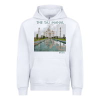 White india agra taj mahal mausoleum travel tourist Urban Hoodie - longCreatives