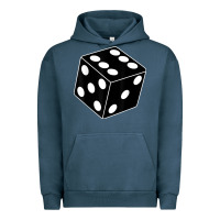Pigment Midnight Navy black gaming dice halloween costume cool quirky funny Urban Hoodie - longCreatives