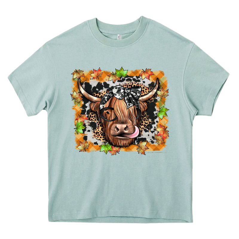 Highland Cow Heavy Core Tee by JahusDesignShop | Teevron
