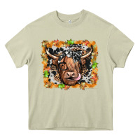 Mossy highland cow Heavy Core Tee - JahusDesignShop