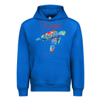 Cobalt kauai hawaii watercolor sea turtle souvenir Urban Hoodie - longCreatives