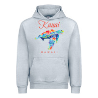 Heather Grey kauai hawaii watercolor sea turtle souvenir Urban Hoodie - longCreatives