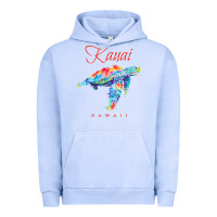 Pigment Grape Ice kauai hawaii watercolor sea turtle souvenir Urban Hoodie - longCreatives