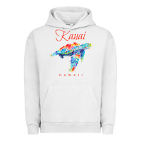 Pigment Lunar Rock kauai hawaii watercolor sea turtle souvenir Urban Hoodie - longCreatives
