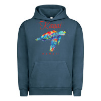 Pigment Midnight Navy kauai hawaii watercolor sea turtle souvenir Urban Hoodie - longCreatives