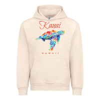 Sandshell kauai hawaii watercolor sea turtle souvenir Urban Hoodie - longCreatives