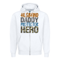 White husband daddy protector hero Zipper Hoodie - Artiststas
