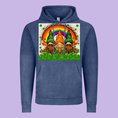 St. Patrick's Day Gnomies Tumbler Vintage Hoodie Designed By Howdyjamesfarm