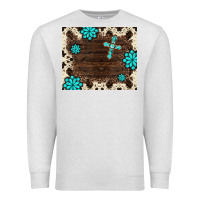 Oatmeal Heather gemstone cross mousepad Premium Sweatshirt - BarkalooDesign
