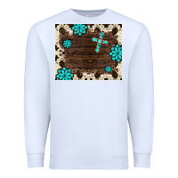 White gemstone cross mousepad Premium Sweatshirt - BarkalooDesign