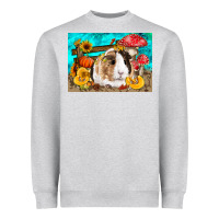Heather Grey Guinea Pig Kid's Heavyweight Sweatshirt - LillyAllenDesigns