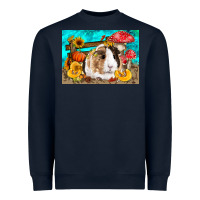 Navy Guinea Pig Kid's Heavyweight Sweatshirt - LillyAllenDesigns