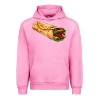 Fuchsia Pink burrito Urban Hoodie - AdoDesignShop