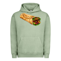 Pigment Oil Green burrito Urban Hoodie - AdoDesignShop