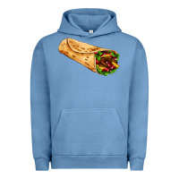 Pigment Pebble Blue burrito Urban Hoodie - AdoDesignShop