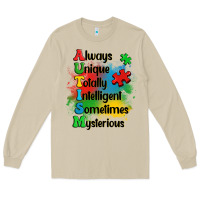 Mushroom always unique autism Long Sleeve Tee - OliviaCreatesArt