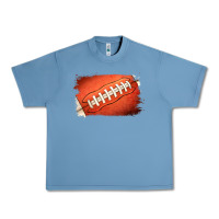 Pebble Blue American football brushstroke Urban Heavy Tee - RanaPortraitStore