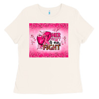 Bone Her fight is our fight Ladies Tee - NancyCooperArtShop