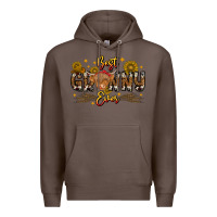 Coffee best granny ever western theme Premium Hoodie - CowhideDigitalArt