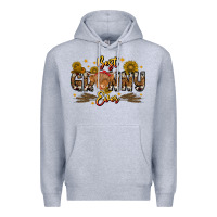 Heather Grey best granny ever western theme Premium Hoodie - CowhideDigitalArt