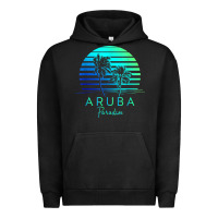 Vintage Aruba Beach Tropical Vibes Vacation Souvenir Gift Urban Hoodie | Teevron
