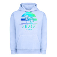Pigment Grape Ice Vintage Aruba Beach Tropical Vibes Vacation Souvenir Gift Urban Hoodie - longCreatives