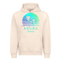 Sandshell Vintage Aruba Beach Tropical Vibes Vacation Souvenir Gift Urban Hoodie - longCreatives