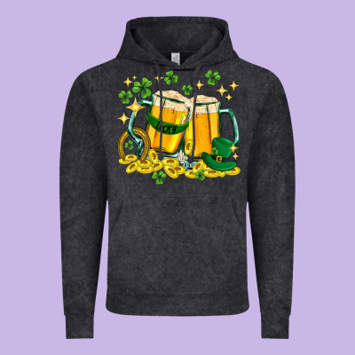St. Patrick's Day Beer Vintage Hoodie Designed By Howdyjamesfarm