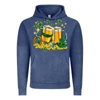 Vintage Denim St. Patrick's Day beer Vintage Hoodie - HowdyJamesFarm