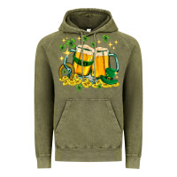 Vintage Olive St. Patrick's Day beer Vintage Hoodie - HowdyJamesFarm