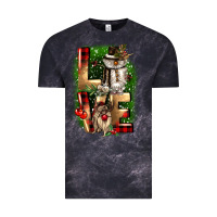 Cloud Black love snowman gnome Vintage Tee - CowGirlArtShop