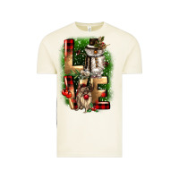 Vintage Arctic love snowman gnome Vintage Tee - CowGirlArtShop