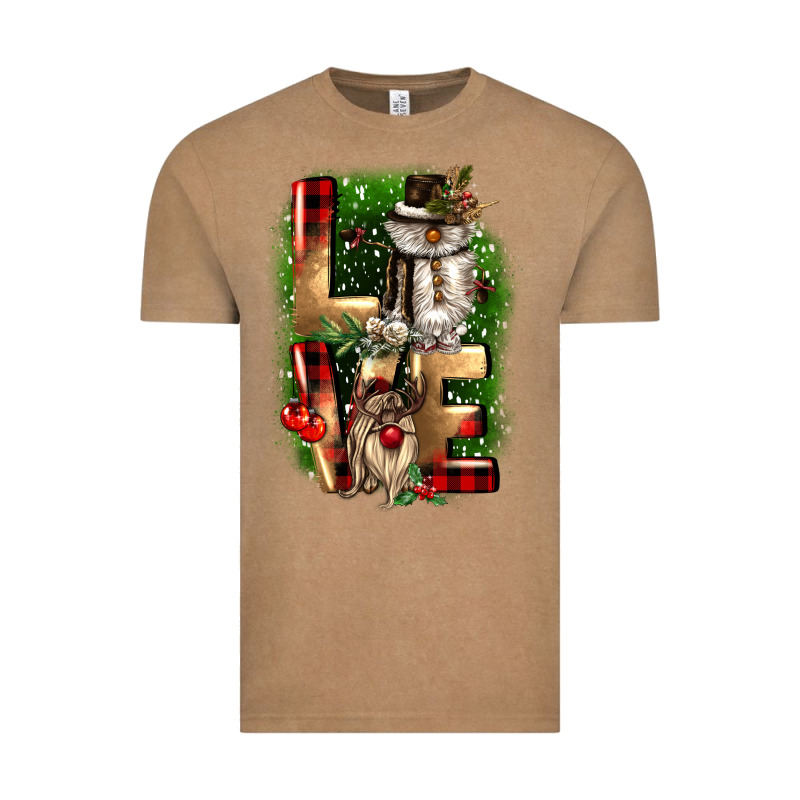 Love Snowman Gnome Vintage Tee by CowGirlArtShop | Teevron